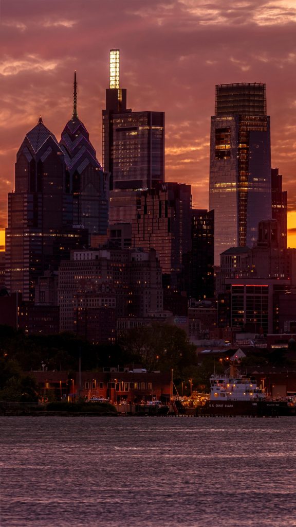 aerial photo of buildings
